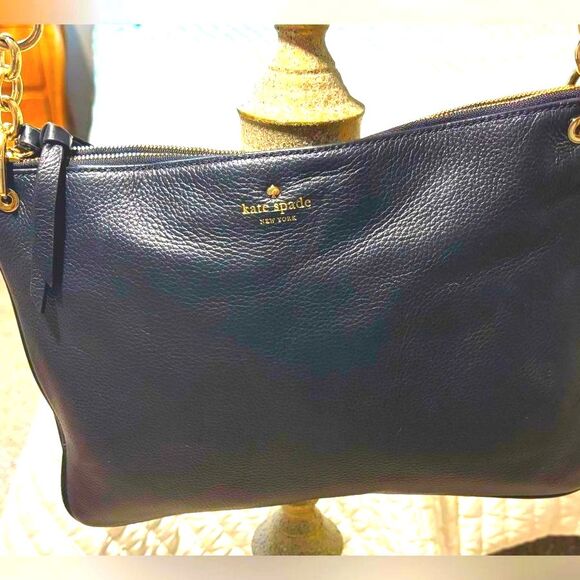 Kate Spade Madelyn Black Pebbled Leather Crossbody Bag - Picture 2 of 10